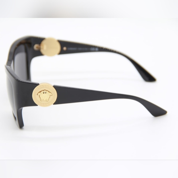 NEW VERSACE VE4452 GB1/87 BLACK WOMEN SQUARE SUNGLASSES VERSACE MOD 4452 - Picture 7 of 12